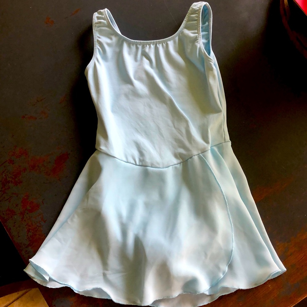 Baby Blue Bloch skirted ballet  leo. Great condition!